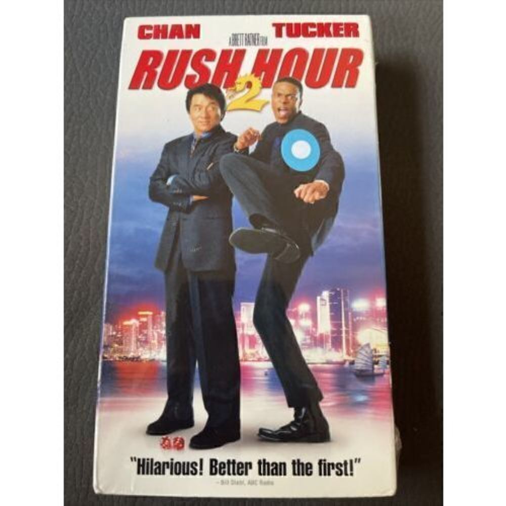 Rush Hour 2 (VHS, 2001), Brand NEW Sealed Jackie Chan Chris Tucker SEALED comedy